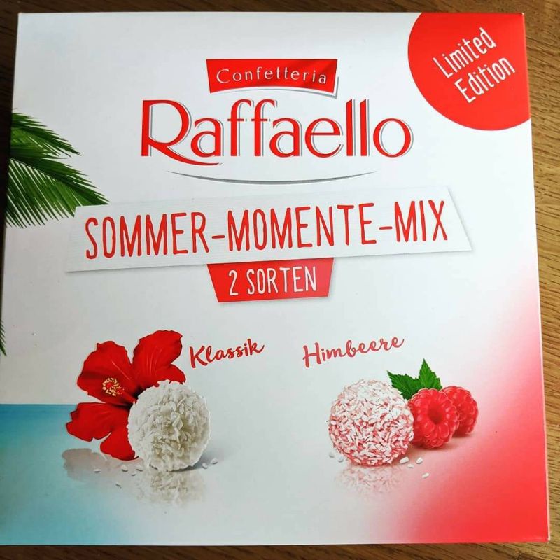 (Limited) Kẹo kem dừa Raffaello phiên bản mới nhất của Đức. Hộp lớn