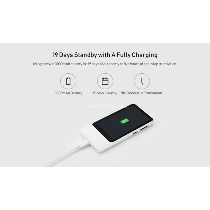 Máy phiên dịch cảm ứng XIAOMI mijia touch- screen Translator