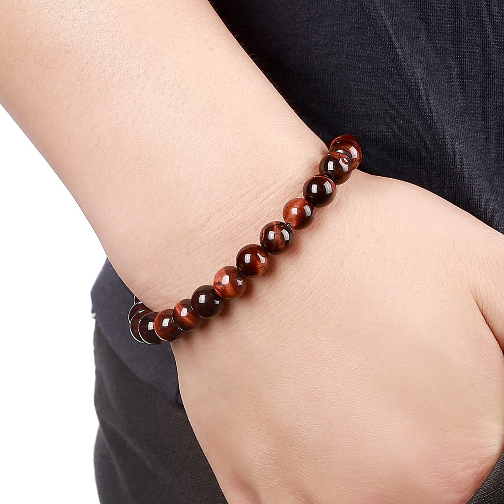 Vòng Tay Chuỗi Hạt Đá Mắt Hổ Tự Nhiên 6mm 8mm | BigBuy360 - bigbuy360.vn