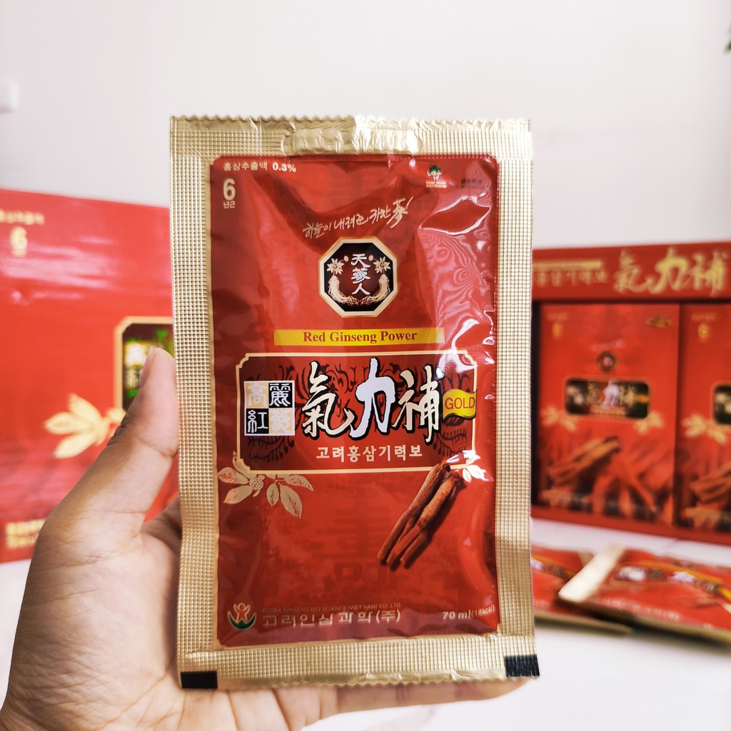 [Freeship Extra] Nước hồng sâm Red Ginseng Power [mua 1 tặng 3] - Hộp to 30 gói