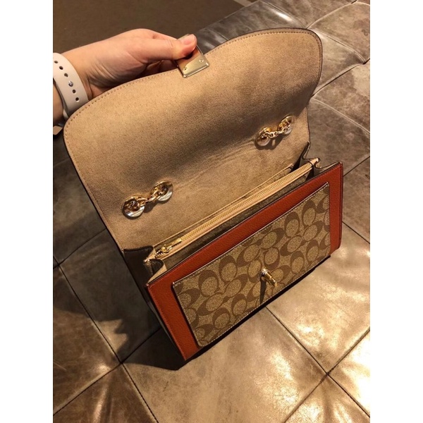 💃👛TÚI COACH LANE Shouder Bag In Signature Canvas 26?cm