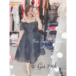 Đầm công chúa rớt vai bigsize