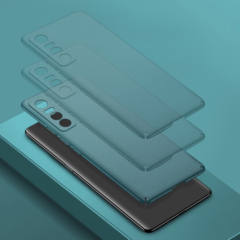 Ốp Điện Thoại PC Cứng Siêu Mỏng Mặt Nhám Cho Vivo Y73s Y76S Y70S Y70T Y51S Y52S Y31S Y20 Y30 Y50 Y72 Y52 5G X80 Pro