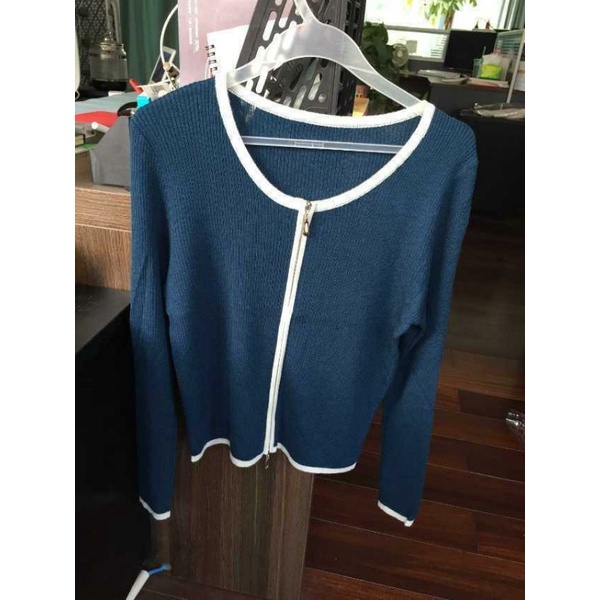 Áo Len Kéo Khóa Nhiều Màu