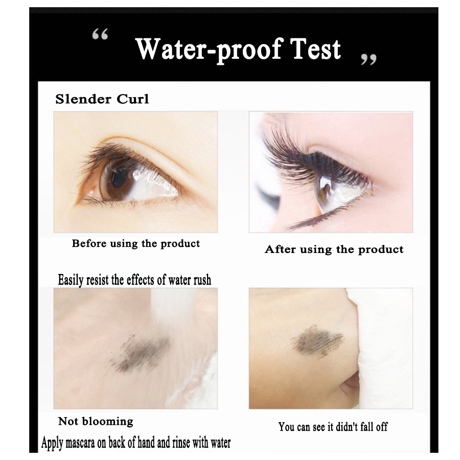 Set 2 Mascara Trang Điểm Lông Mi Chống Nước