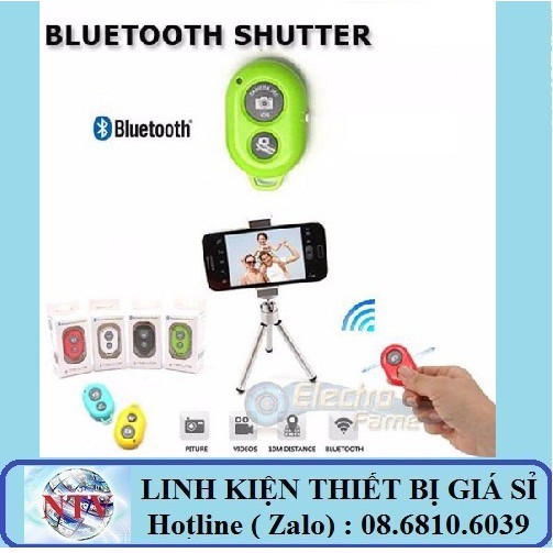 Remote Điều Khiển Chụp Ảnh Bằng Bluetooth Cho iOS Android