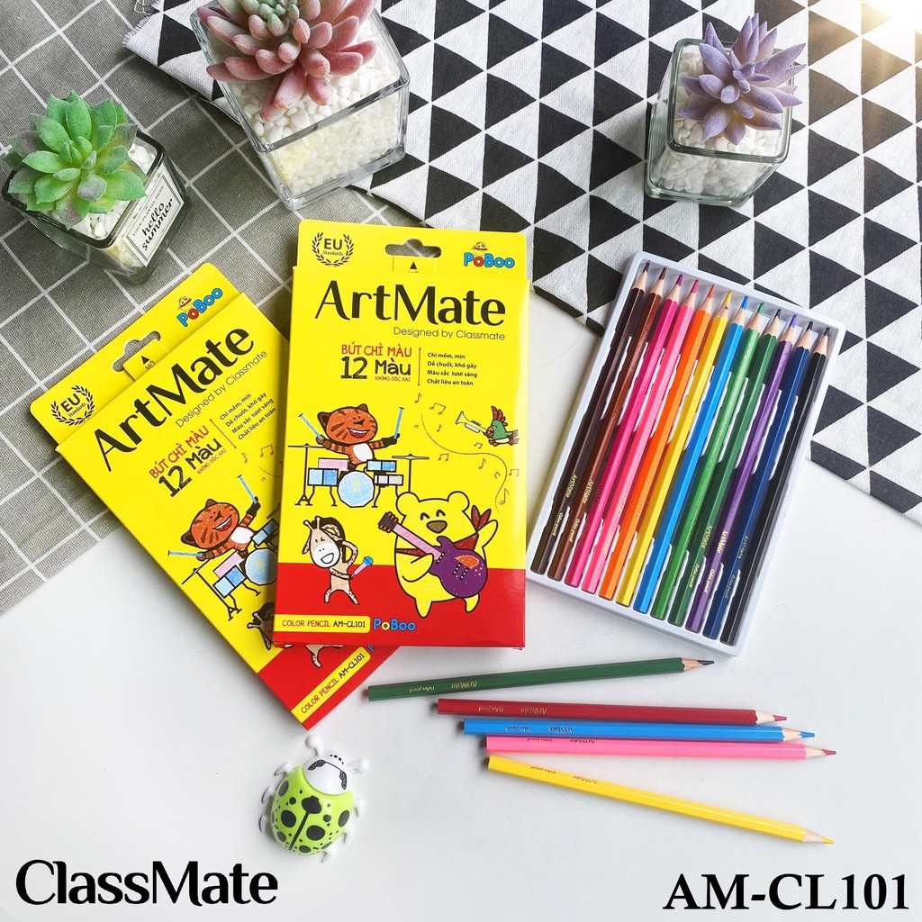 Bút chì màu Artmate AM-CL101 12 màu