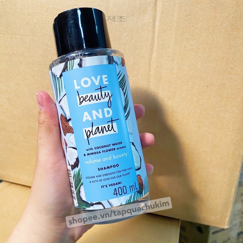 Dầu gội thiên nhiên LOVE BEAUTY AND PLANET 400ML