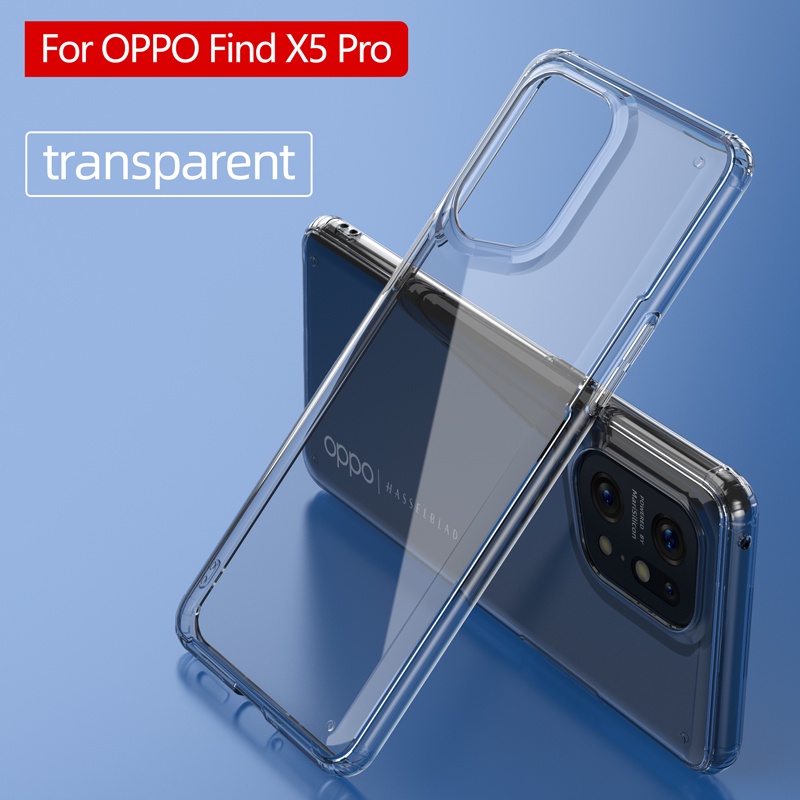 Ốp Điện Thoại PC Cứng Trong Suốt Chống Sốc Cho OPPO Find X5 / X5 Pro