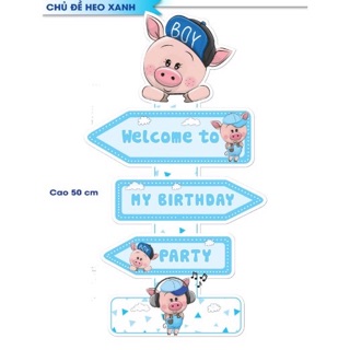 Cây Wecome để bàn trang trí sinh nhật