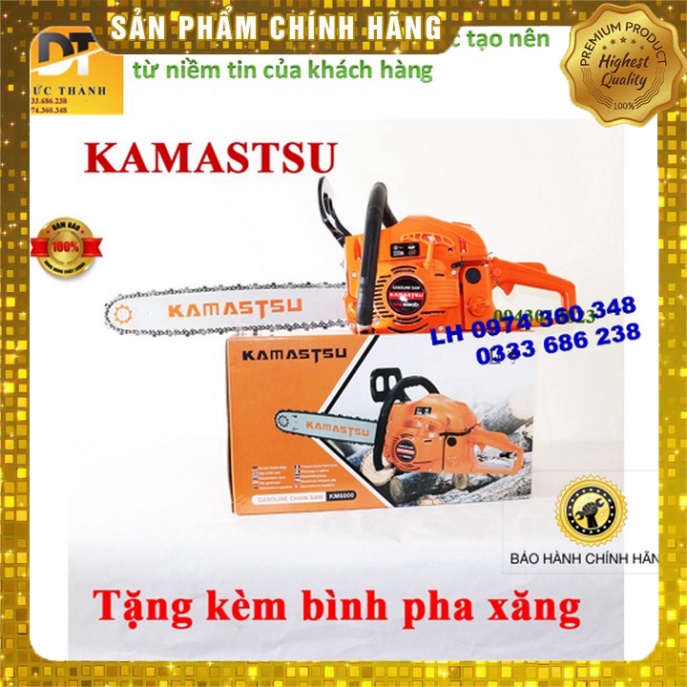 Chính hãng Máy Cưa Xích Chạy Xăng Kamastsu 68CC