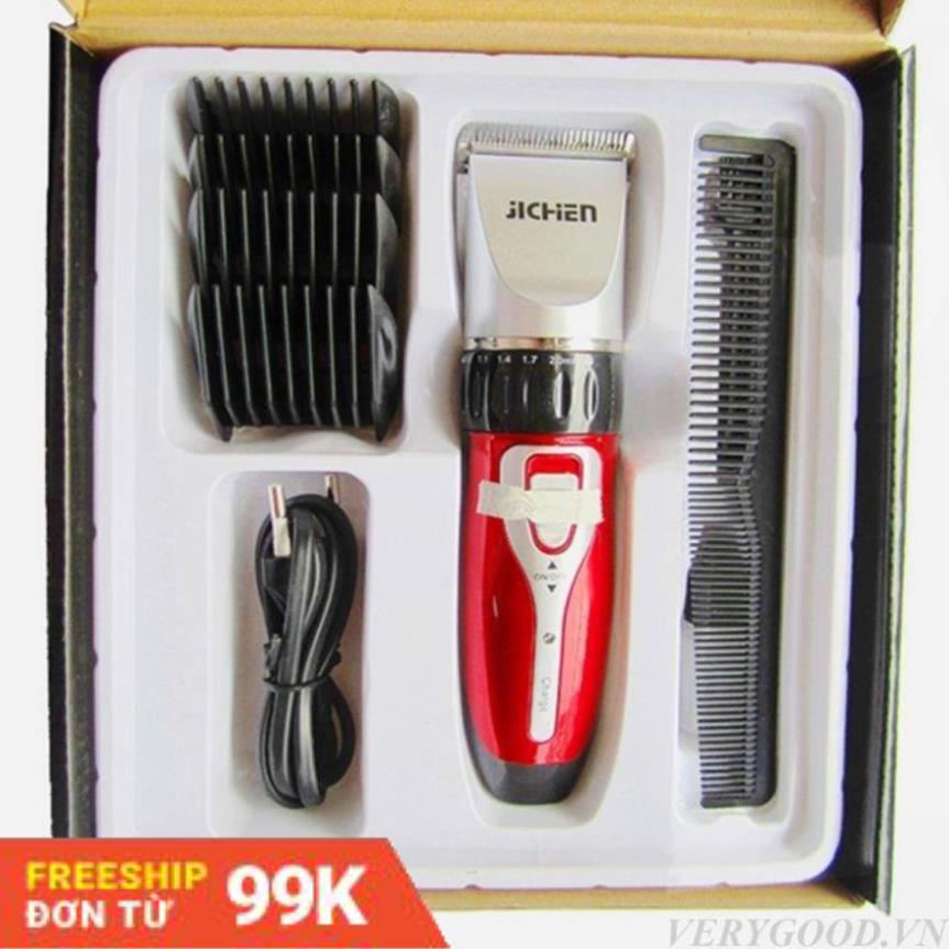 Tông đơ cắt tóc nhập khẩu Jichen Model 0817 tặng kèm lược