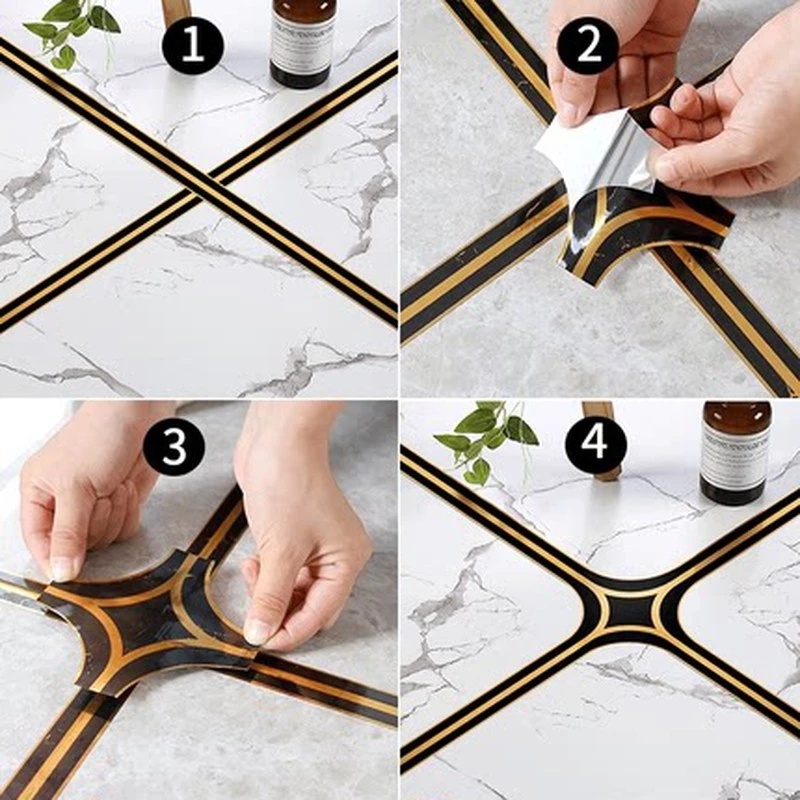 Cuộn Băng Keo PVC Dán Viền Sàn Nhà 5/50m Chống Nước/Mài Mòn Đa Năng