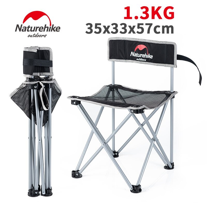 Ghế xếp gấp gọn dã ngoại có tựa lưng dạng đứng Naturehike NH16J001-J