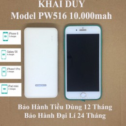 Pin Dự Phòng Cao Cấp Giá Rẻ Chính Hãng KHAI DUY PW516 Dung Lượng Chuẩn 10.000mah
