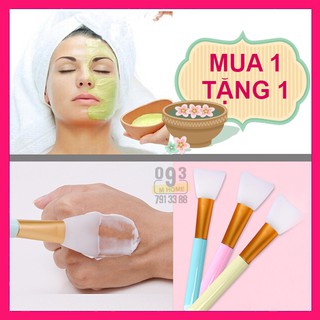 Combo 2 Cọ Quét Mặt Nạ, Cọ Silicon, Cọ Lông