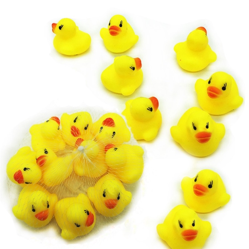 Combo 20 Chú Vịt Vàng Đồ Chơi Nhà Tắm Cho Bé Vịt Phát Ra Tiếng Kêu giúp Bé Vui Khi Đi Tắm, Không Còn Sợ Nước