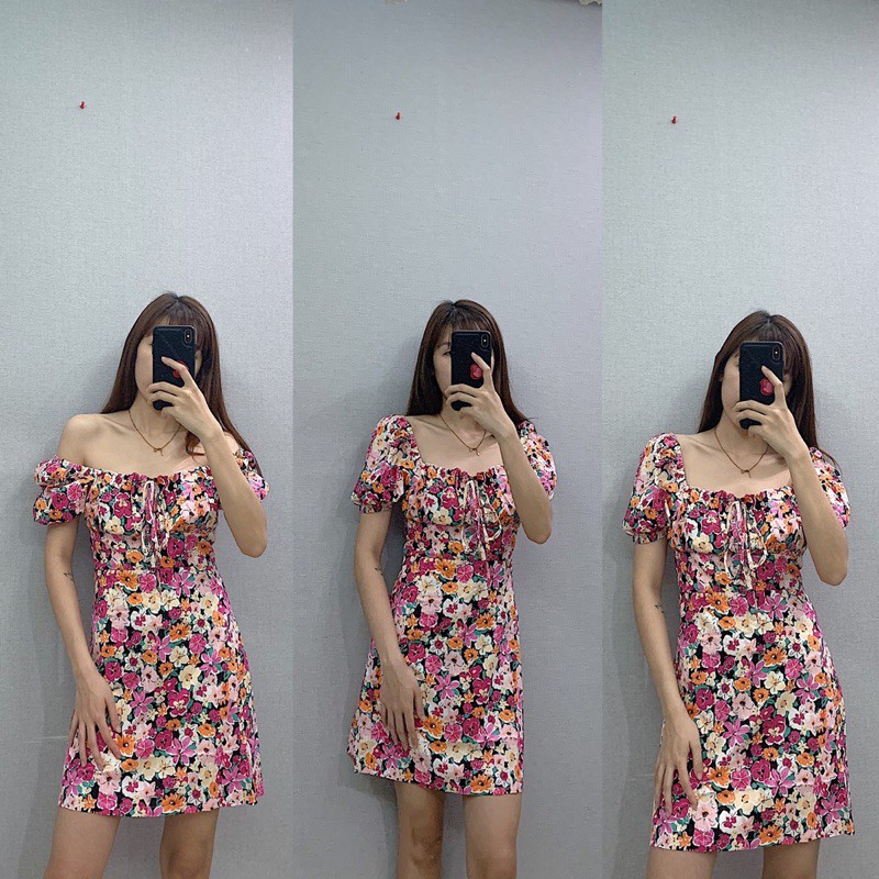 ĐẦM HOA CỔ VUÔNG 159k | BigBuy360 - bigbuy360.vn