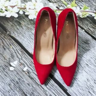 [Size 35]giày cao gót da lộn