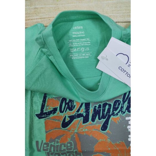 Áo thun bé trai Canifa chất cotton USA