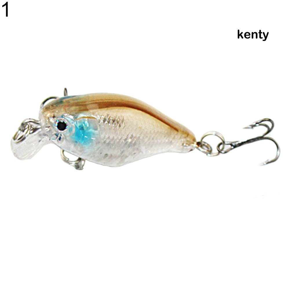 Kt KT☀Mồi Giả Câu Cá Bằng Nhựa Cứng 4cm