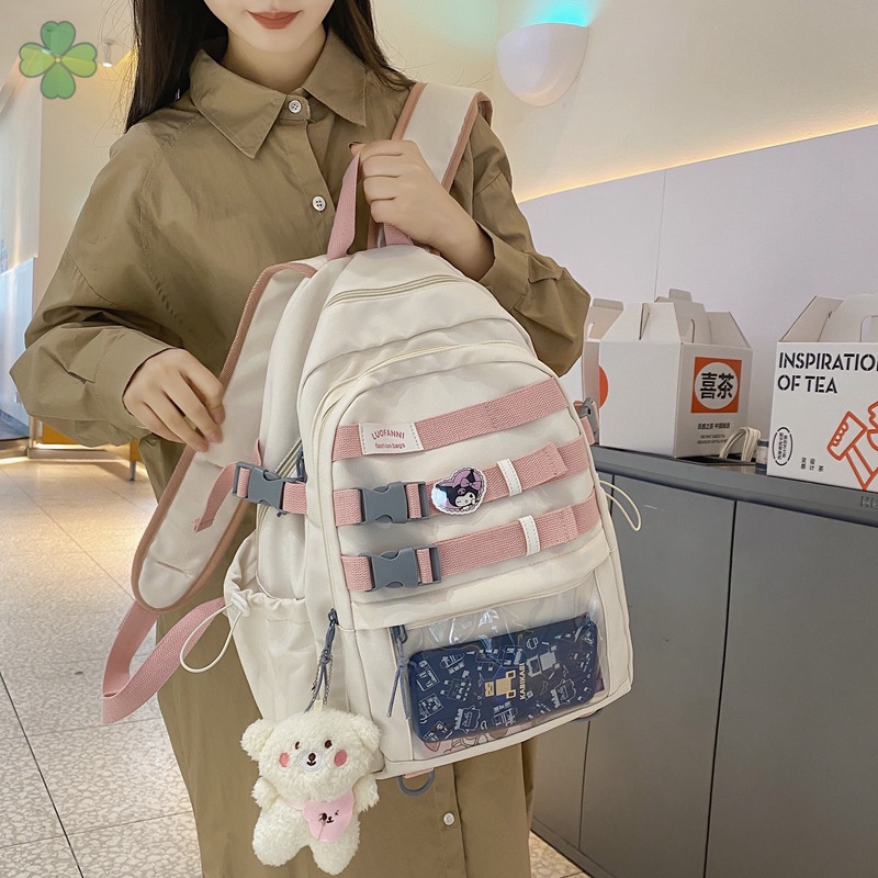 Ba Lô Đi Học Phong Cách Hàn Quốc Mới 2022 Cho Nữ Sinh Trung Học