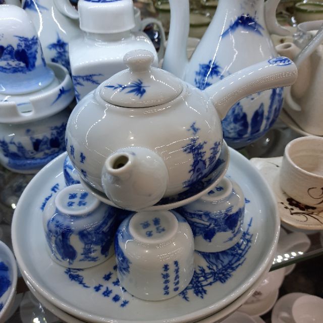Bộ ấm chén Trúc Lâm Thất Hiền