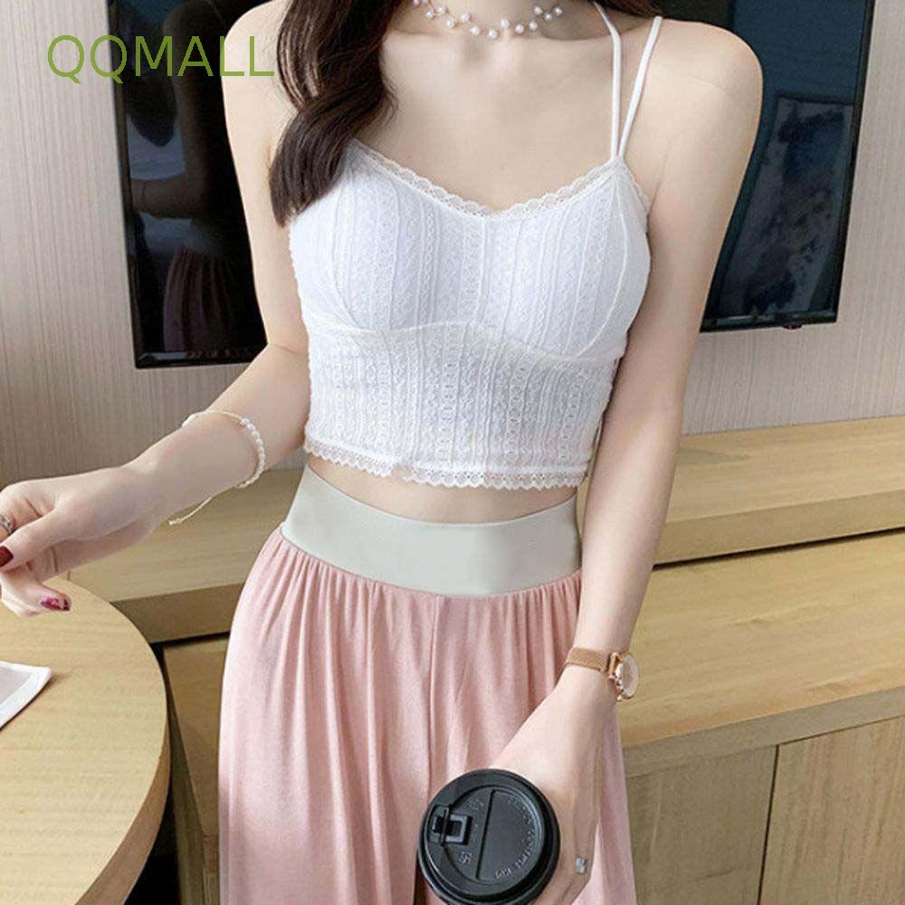 Áo Lót Croptop Hai Dây Bằng Nylon Nhiều Màu Sắc Thời Trang Gợi Cảm Cho Nữ