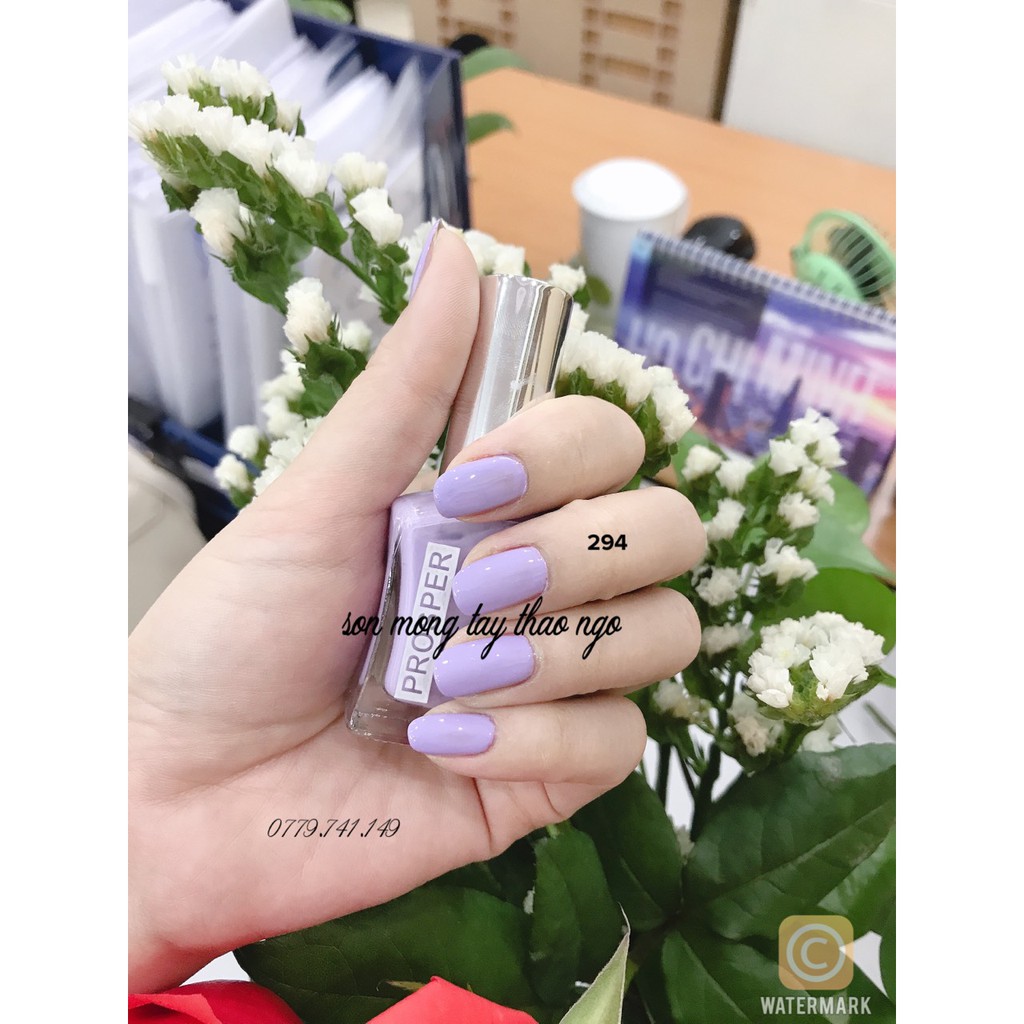 Sơn móng tay Prosper Silver 16ml (sơn thường)