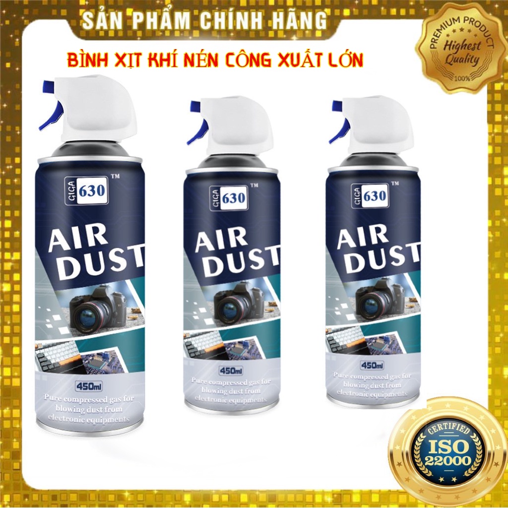 BÌNH XỊT KHÍ NÉN ÁP SUẤT VỆ SINH LAPTOP, ĐIỆN THOẠI, THIẾT BỊ ĐIỆN TỬ