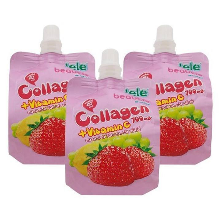 Combo 3 Gói Nước Ép Trái Cây Thạch Jele Beautie Vitamin 150g