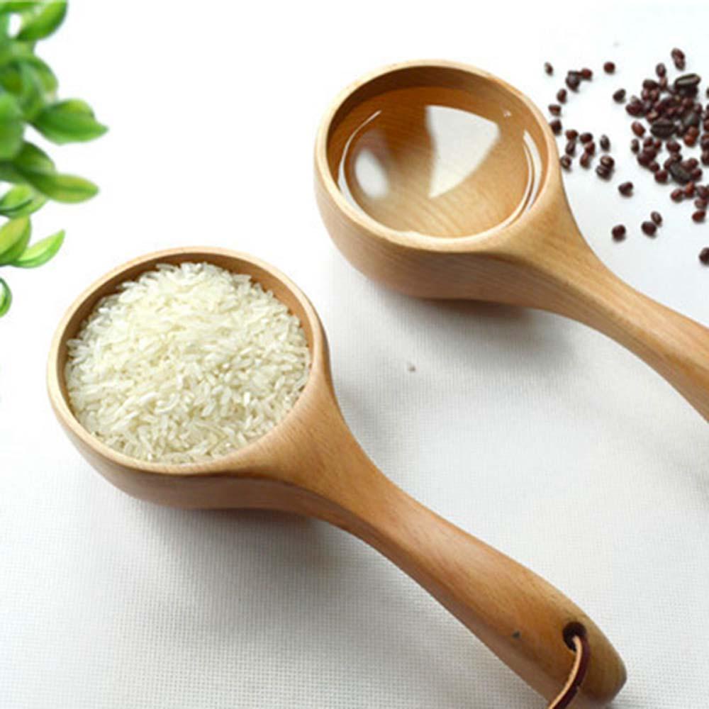Muỗng Gỗ Tay Cầm Ngắn Phong Cách Nhật Bản