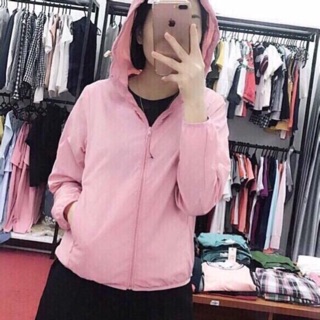 Áo gió vân chìm 2 lớp lót lưới