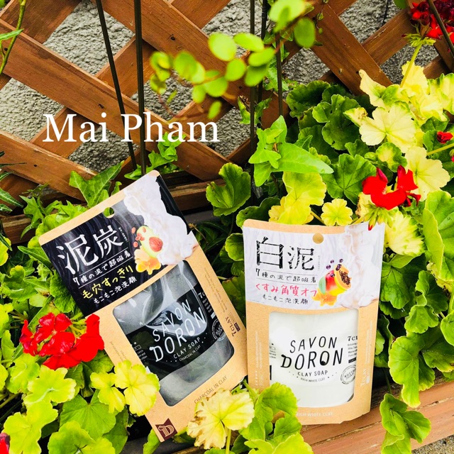👉👉Sữa rửa mặt ĐẤT SÉT THỰC VẬT SAVON DORON CLAY SOAP 110g - JAPAN