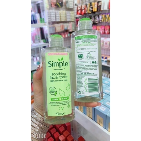 Nước hoa hồng Simple Toner