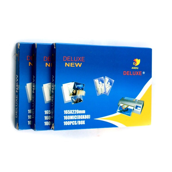 NHỰA ÉP PLASTIC 80MIC - KHỔ ÉP A5 (165 X 220 mm)