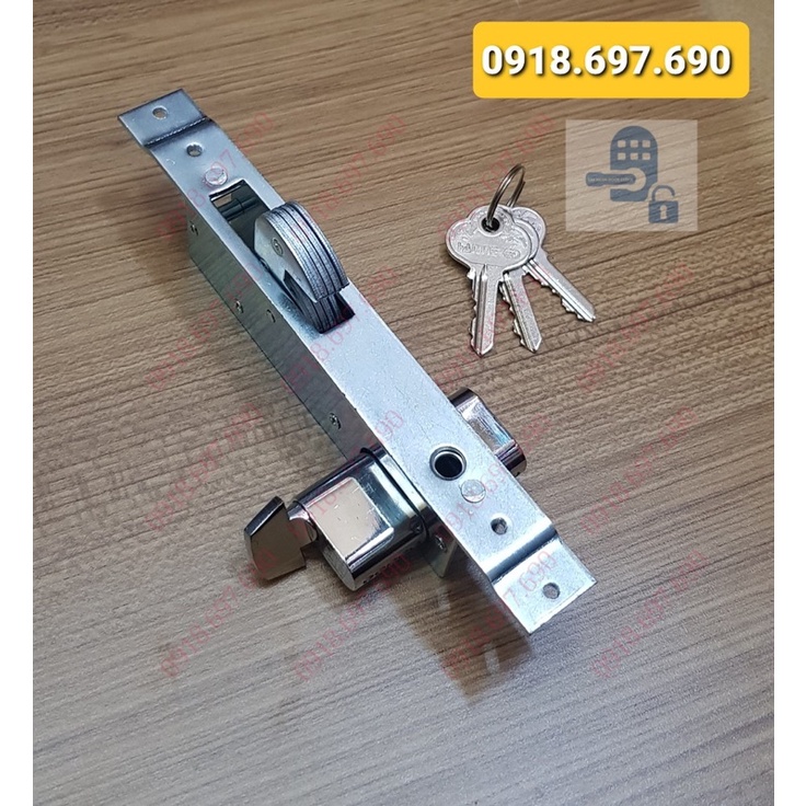 Khoá âm cửa lùa nhôm - sắt kéo đài loan hàng HAMERED Chính hãng