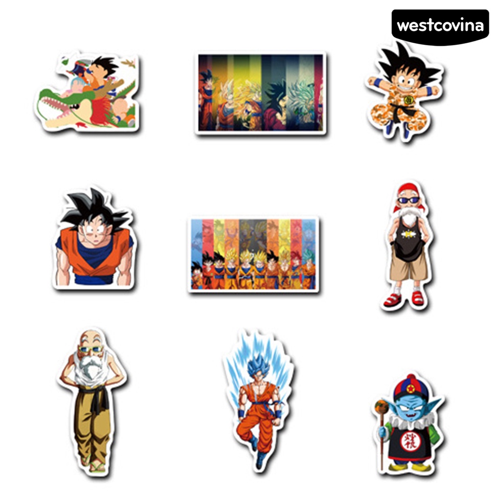 [Hot]✍Sticker Dán Hành Lý Hình Anime Dragon Ball Graffiti Chống Nước