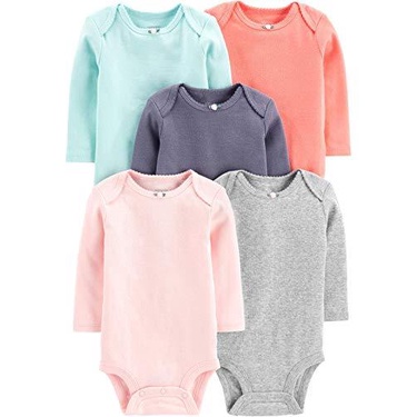 Bodysuit bé trai bé gái bộ body chip cho bé áo liền quần 100% cotton vai chồm cộc tay, dài tay xuất dư xịn ShopNEM