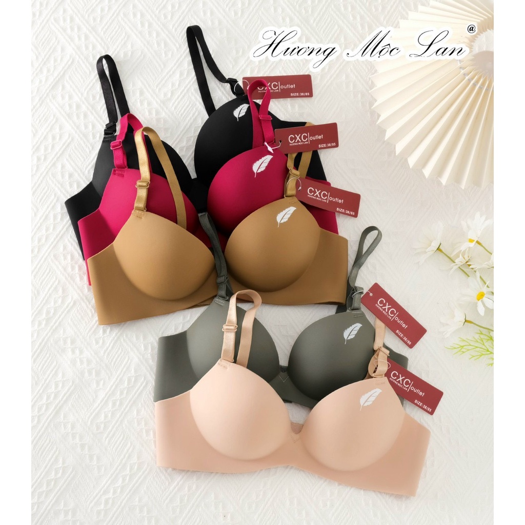 Áo su hình chiếc lá A01 mút mỏng (2cm) hình bàn tay không gọng uyên vũ shop [Ảnh thật ở cuối]