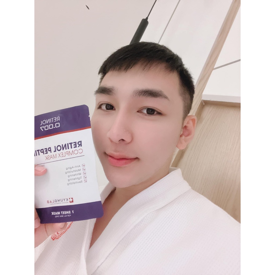 Mặt Nạ Retinol Peptide Complex Mask  - Giải Pháp Cho Da Tại Nhà Chuẩn Clinic