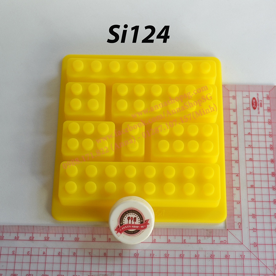 KHUÔN SILICON GHÉP HÌNH LEGO VUÔNG Si124