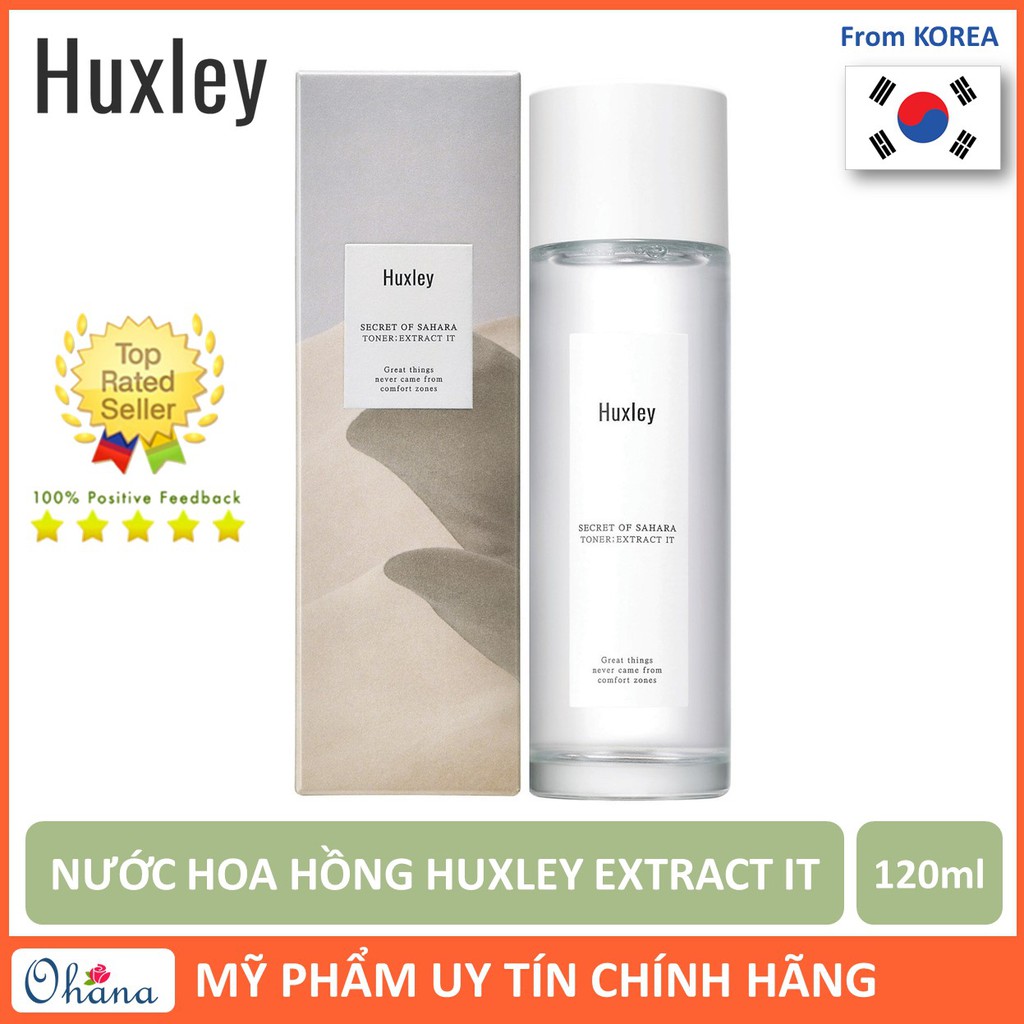 Nước Hoa Hồng Huxley Toner; Extract It 120ml