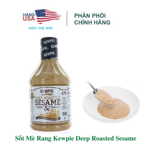 Sốt mè rang - Kewpie deep roasted sesame creamy của Mỹ 🥬🥬 887ml (chai siêu bự)