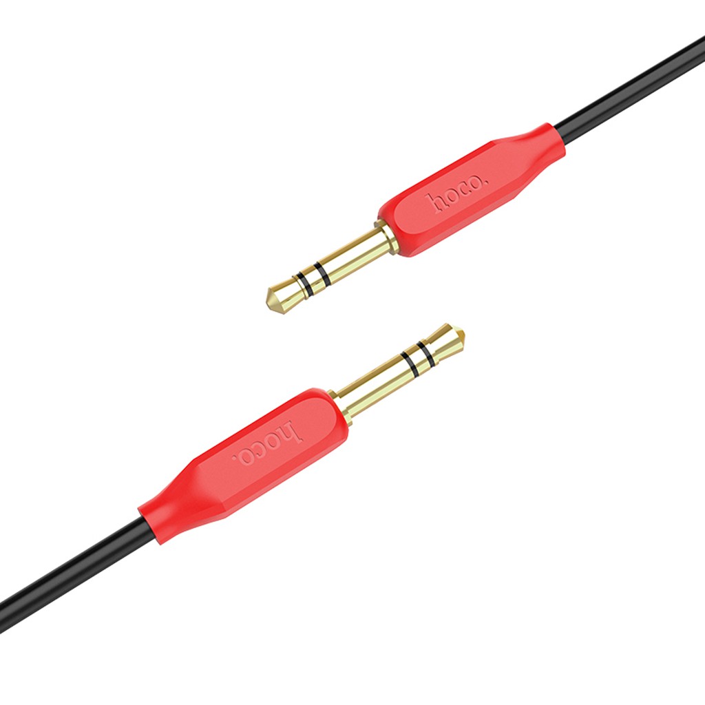 Dây loa 2 đầu 3.5mm Hoco UPA 1M - Dây loa âm thanh 2 đầu tròn 3.5 - 3.5mm to 3.5mm