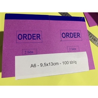 10 QUYỂN ODER 2 LIÊN hoặc 3 liên