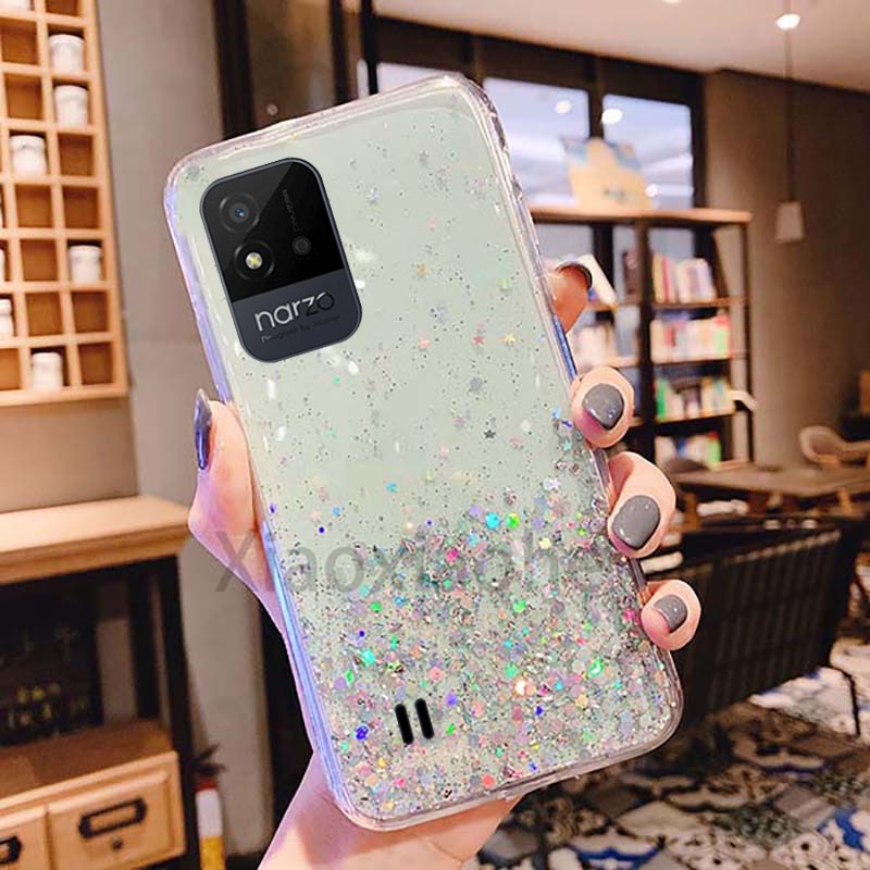 Ốp lưng Realme Narzo 50i 50 50A prime Realme C35 Bầu trời đầy sao Vỏ điện thoại tpu mềm Realme Narzo50A prime Vỏ vỏ