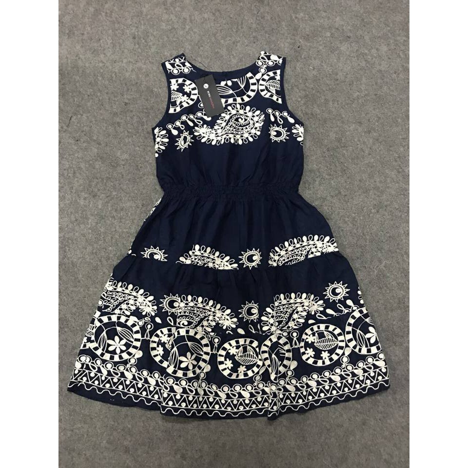 Đầm xô hoa văn size M, L, XL giá 240k