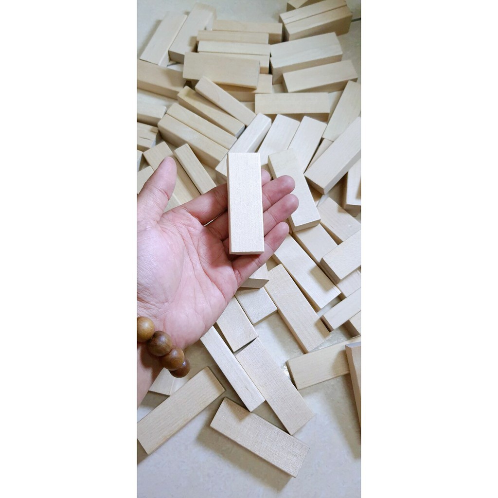 Bộ xếp hình Domino bằng gỗ