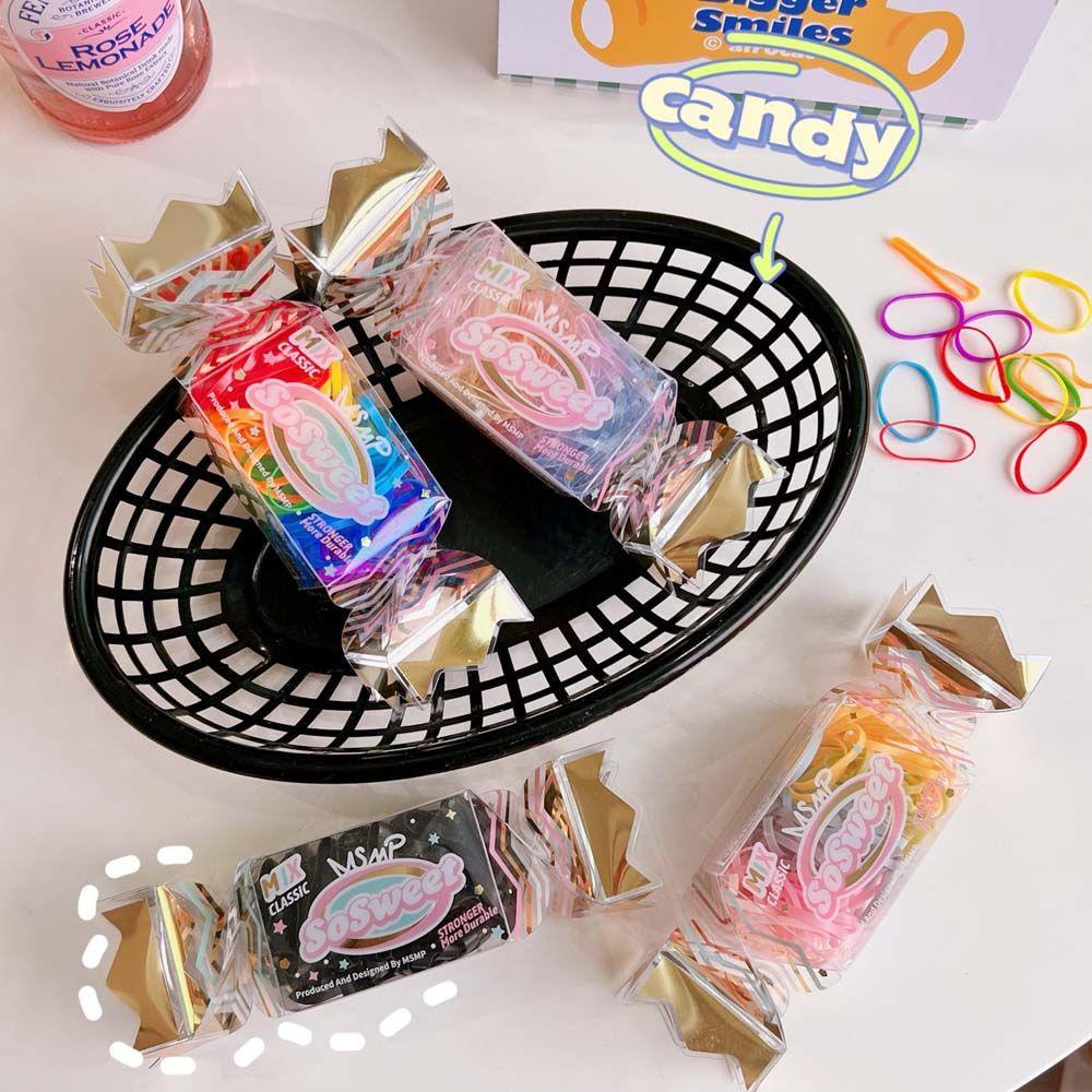 Dây Cột Tóc Cao Su 15H Màu Sắc Ngọt Ngào Phong Cách Hàn Quốc Cho Bé Gái